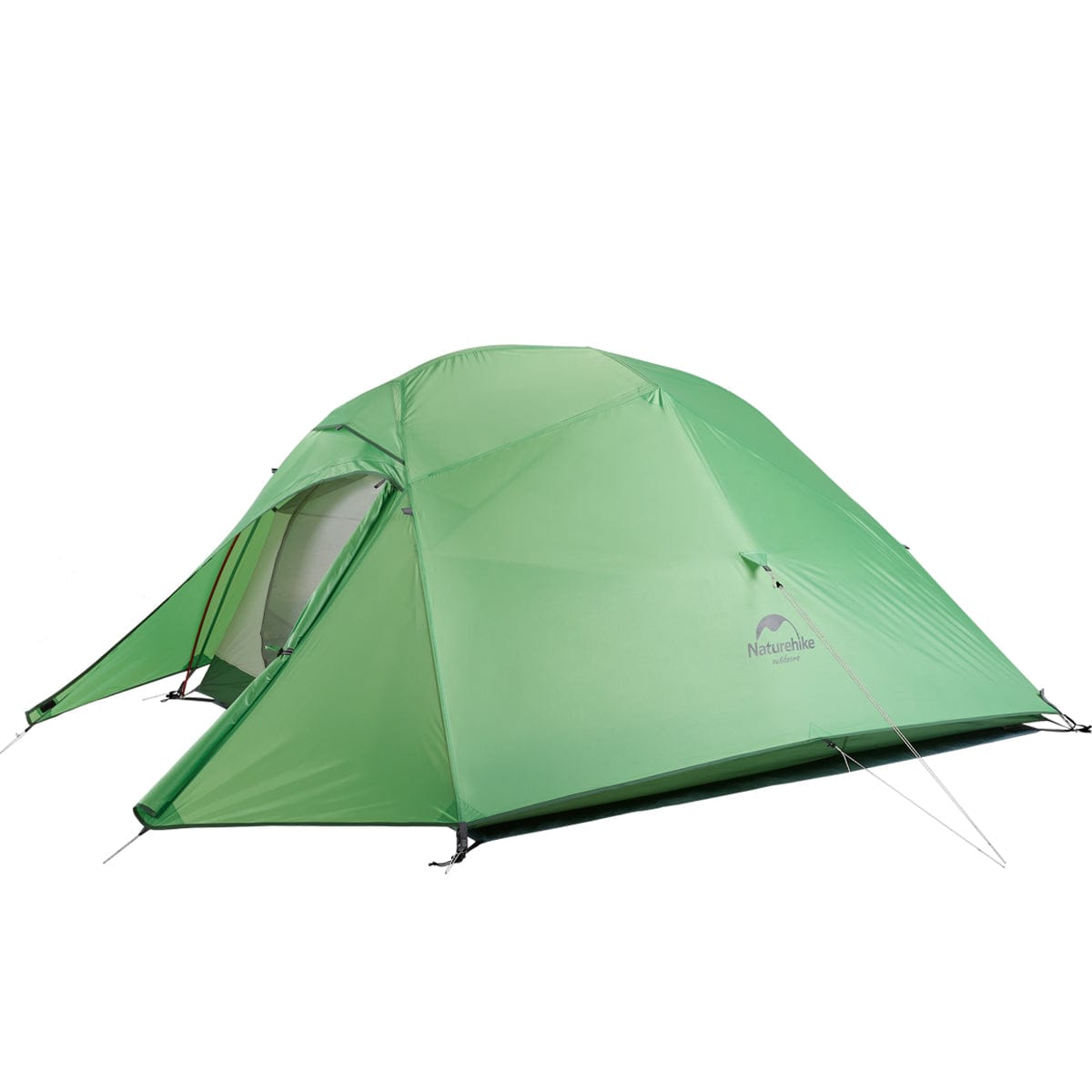 Luxeraum.de Tents 210T Grün Ultraleichtes 3-Personen Trekkingzelt – freistehend, wasserdicht, kompakt für Backpacking & Camping