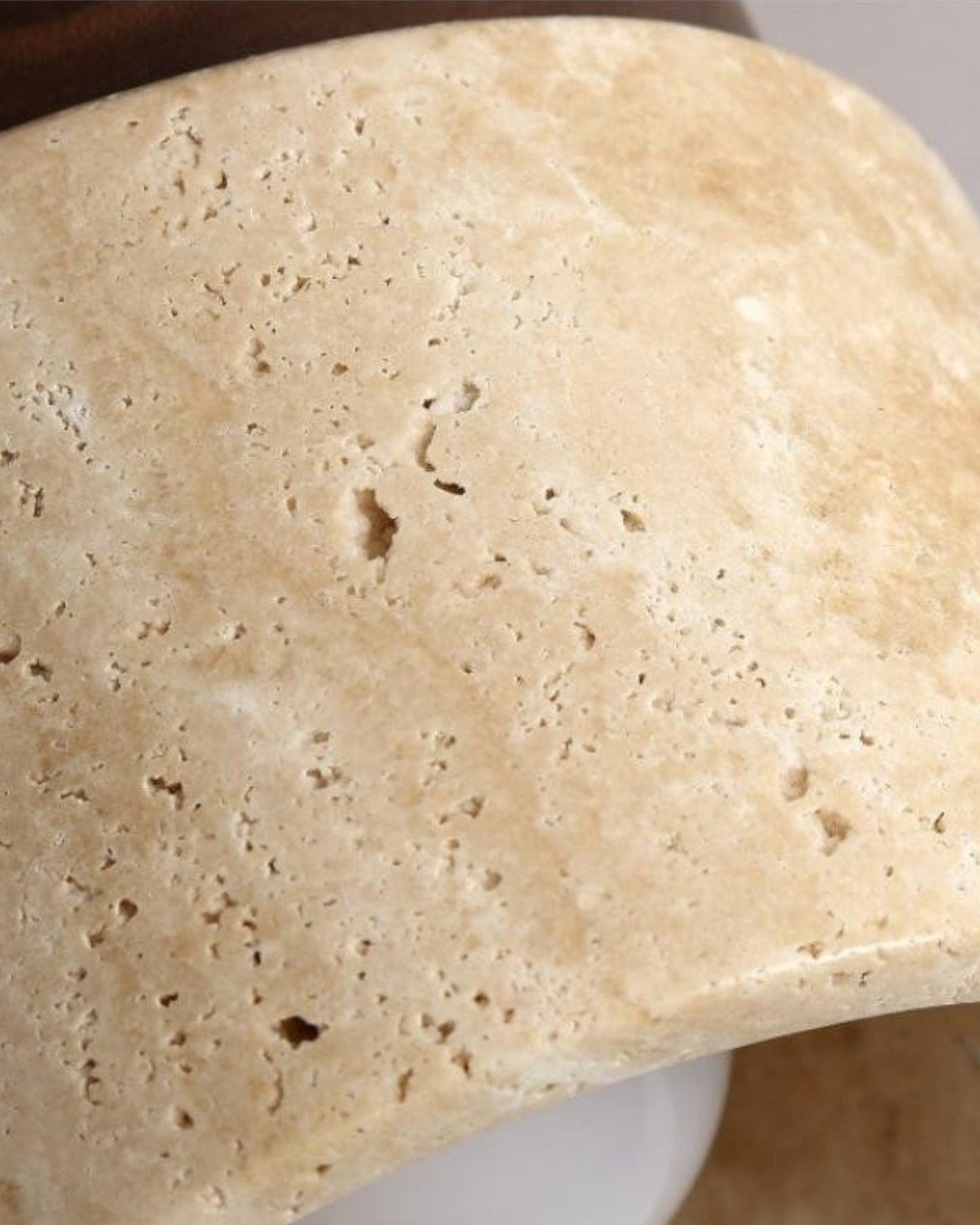 Deckenleuchte Holz – Wabi-Sabi – Khaki – Ø12 cm
