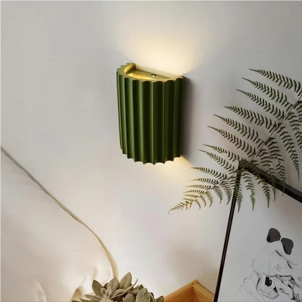 Gerippte Led Wandleuchte