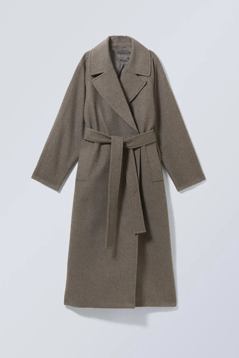 Luxeraum.de Trenchcoat Damen Wollmantel lang Oversize – hochwertig und elegant
