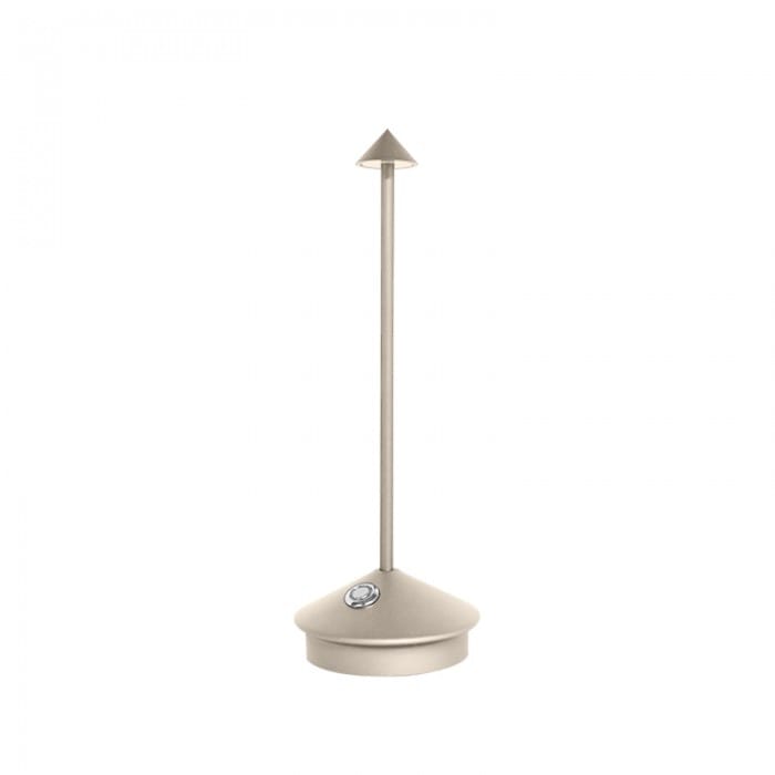 Luxeraum.de Table Lamps Gold Kabellose LED Tischleuchte – Dimmbar, Wasserfest & Wiederaufladbar – Modernes Design