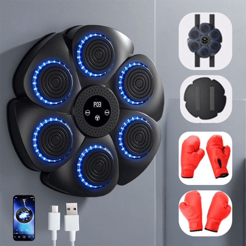 Luxeraum.de ProBoxer + GRATIS 1 Kind + 1 Erwachsener Paar Boxen Handschuhe / Schwarz ProBoxer - Schlau Boxen Trainer Für Kinder Und Erwachsene