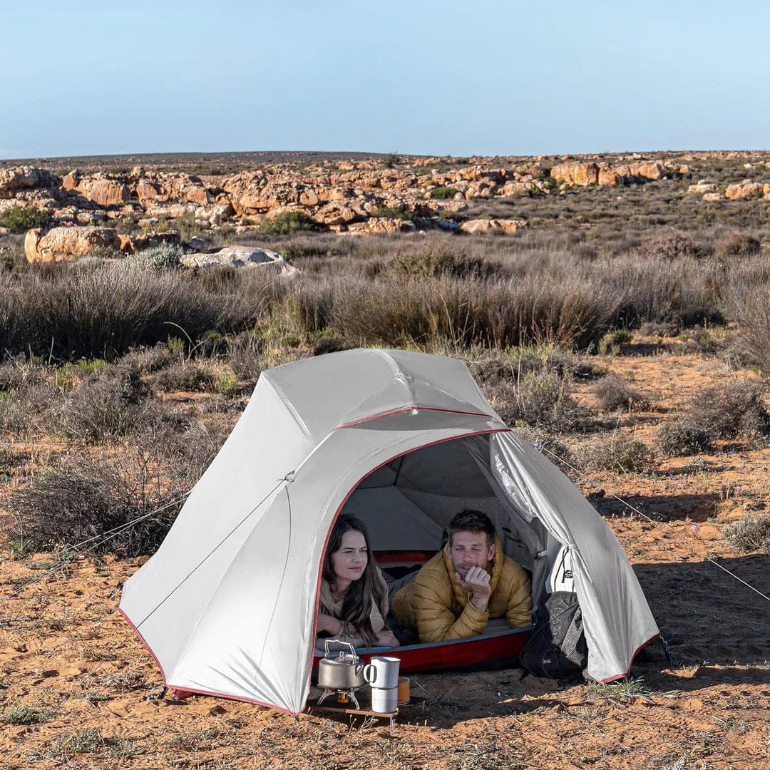 Luxeraum.de Tents Ultraleichtes 3-Personen Trekkingzelt – freistehend, wasserdicht, kompakt für Backpacking & Camping