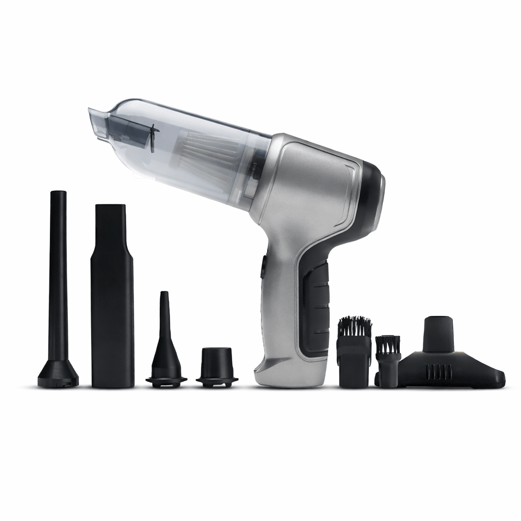 Luxeraum.de Vacuums Powercleany + 1 HEPA-Filter Handstaubsauger kabellos – starker Auto Staubsauger mit hoher Saugkraft & Zubehör