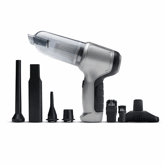 Luxeraum.de Vacuums Powercleany + 1 HEPA-Filter Handstaubsauger kabellos – starker Auto Staubsauger mit hoher Saugkraft & Zubehör