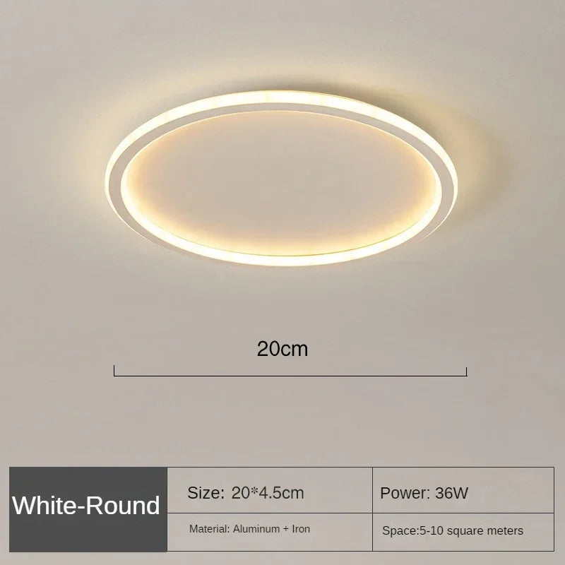 Skandinavische LED Deckenleuchte – Modern, dimmbar & stilvoll für Wohnzimmer, Esszimmer & Flur