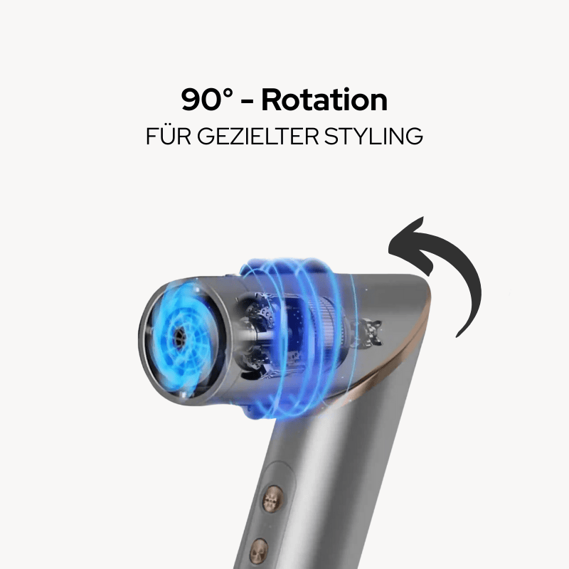 Luxeraum.de Hair Styling Tool Sets Airstyler 8 in 1 mit Coanda-Luftstrom – Haarstyler mit 8 Aufsätzen, 1400W, Cold Shot