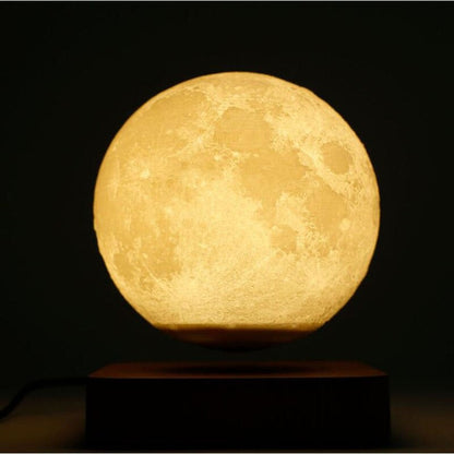 Schwebende mondlampe