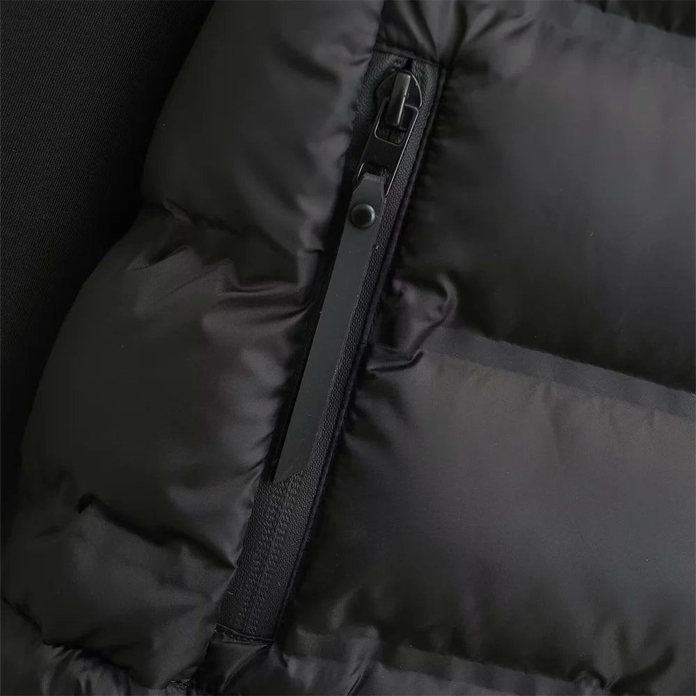 Steppjacke – Wärmende Materialmischung – Kurzer Schnitt & Zipper – Damen