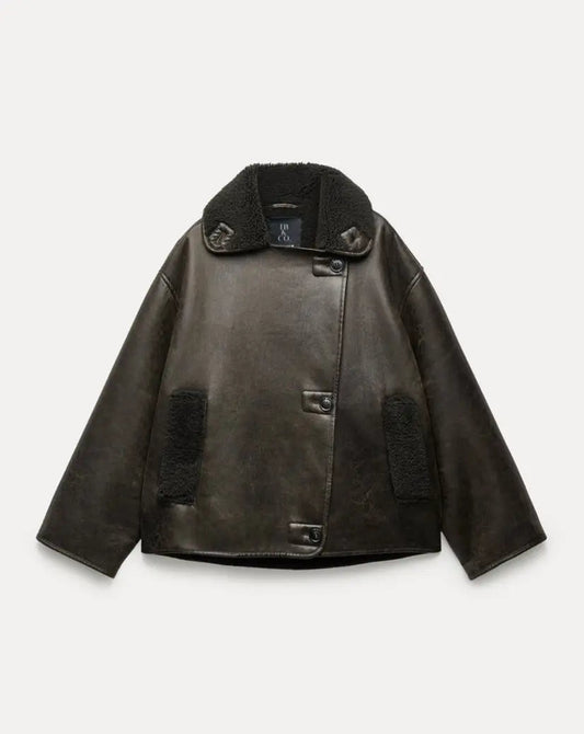 Damen Teddyjacke warm und hochwertig