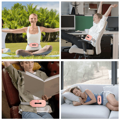 Luxeraum.de Heating Pads ThermaFLO Wärmekissen elektrisch – Heizkissen gegen Periodenschmerzen, Bauchschmerzen & Rückenwärme wiederaufladbar
