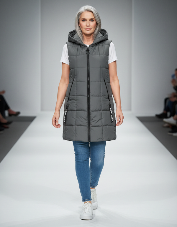 Damen Pufferweste warm und modern – Ikonisches Design