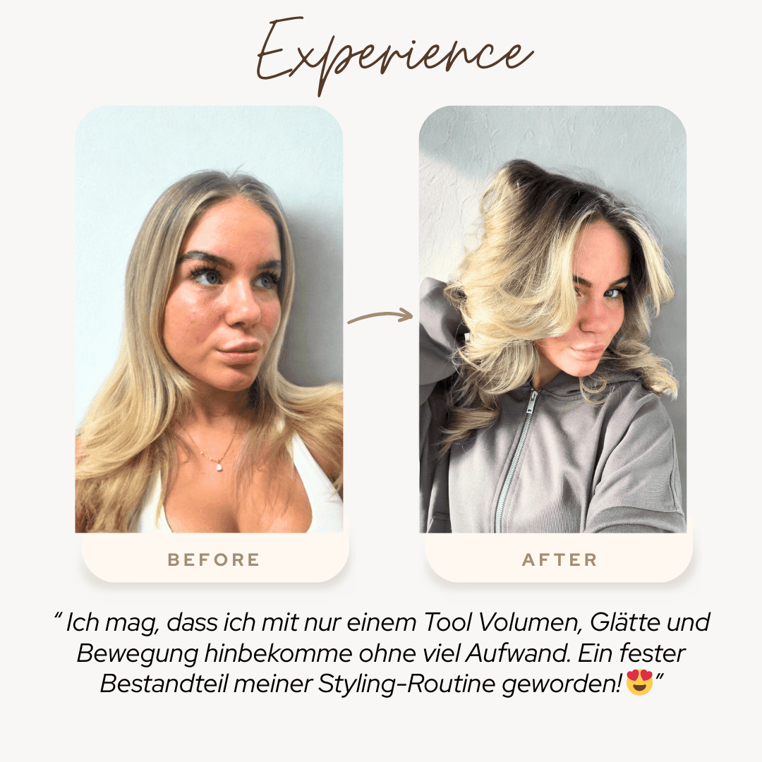 Luxeraum.de Hair Styling Tool Sets Airstyler 8 in 1 mit Coanda-Luftstrom – Haarstyler mit 8 Aufsätzen, 1400W, Cold Shot