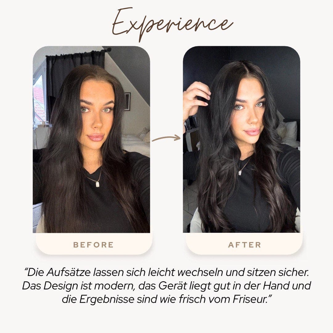 Luxeraum.de Hair Styling Tool Sets Airstyler 8 in 1 mit Coanda-Luftstrom – Haarstyler mit 8 Aufsätzen, 1400W, Cold Shot