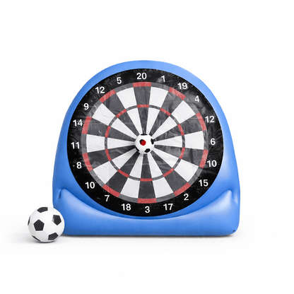 Luxeraum.de Lawn Games Ohne Luftpumpe Aufblasbares Fußball Dartspiel XXL für Garten und Outdoor inkl. Bälle und Luftpumpe