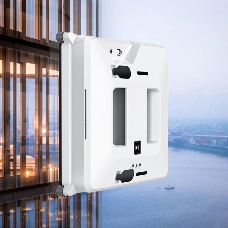 Luxeraum.de Glass Cleaners Automatischer Fenster- und Glasreinigungsroboter, ausgestattet mit einem vierstufigen Wassersprühsystem, achtstufigem Sicherheitsschutz, kollisionsresistenter Kantenerkennung und intelligenter Routenplanungsfunktion.