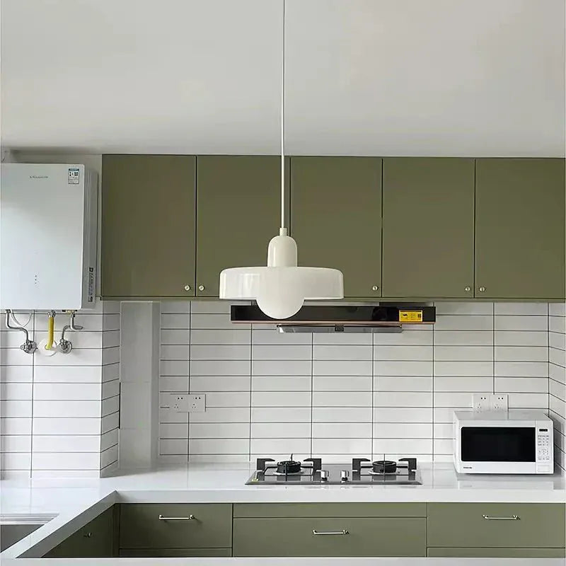 Luxeraum.de Ceiling Light Fixtures Bauhaus Hängeleuchte - Farbigem Glas - Modernes Design - Verstellbarem Kabel