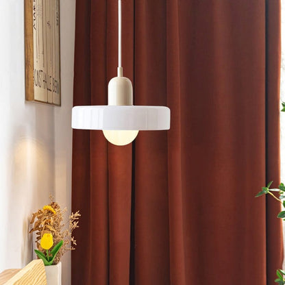 Luxeraum.de Ceiling Light Fixtures Bauhaus Hängeleuchte - Farbigem Glas - Modernes Design - Verstellbarem Kabel