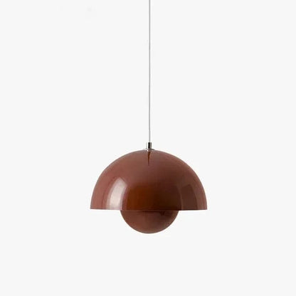 Luxeraum.de Ceiling Light Fixtures Braun Blumenampel Pendelleuchte - Metall - Modernes Design - Wohnzimmer - Essbereich