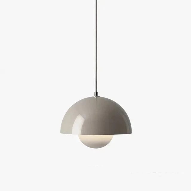 Luxeraum.de Ceiling Light Fixtures Grau Blumenampel Pendelleuchte - Metall - Modernes Design - Wohnzimmer - Essbereich