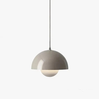 Luxeraum.de Ceiling Light Fixtures Grau Blumenampel Pendelleuchte - Metall - Modernes Design - Wohnzimmer - Essbereich