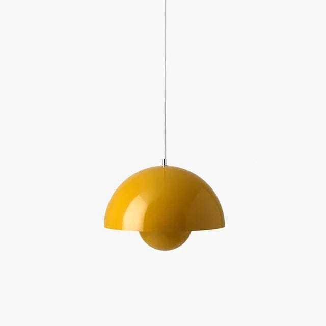 Luxeraum.de Ceiling Light Fixtures Gelb Blumenampel Pendelleuchte - Metall - Modernes Design - Wohnzimmer - Essbereich