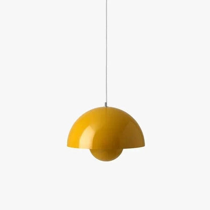 Luxeraum.de Ceiling Light Fixtures Gelb Blumenampel Pendelleuchte - Metall - Modernes Design - Wohnzimmer - Essbereich