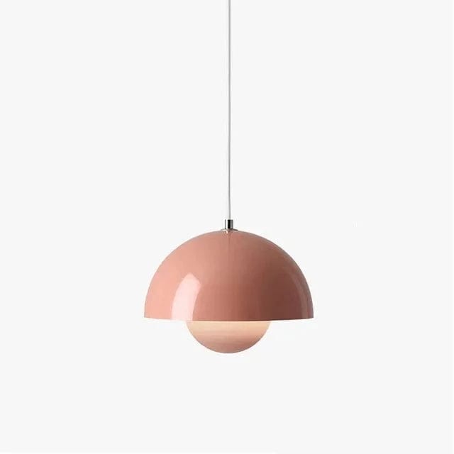 Luxeraum.de Ceiling Light Fixtures Rosa Blumenampel Pendelleuchte - Metall - Modernes Design - Wohnzimmer - Essbereich