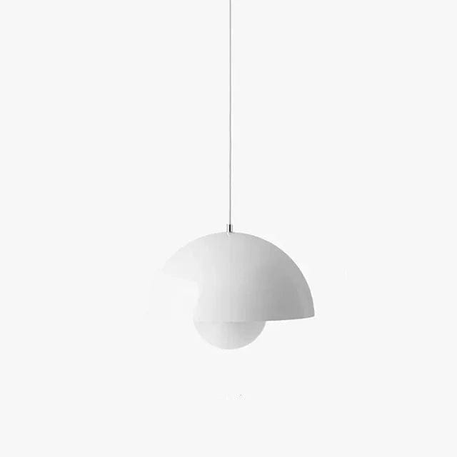 Luxeraum.de Ceiling Light Fixtures Weiß Blumenampel Pendelleuchte - Metall - Modernes Design - Wohnzimmer - Essbereich