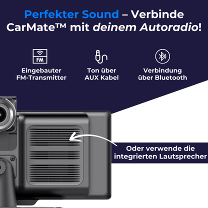 Luxeraum.de Motor Vehicle A/V Players & In-Dash Systems Auto Display mit Apple CarPlay & Android Auto CarMate™ – 10" Touchscreen Navigation, Bluetooth & Rückfahrkamera
