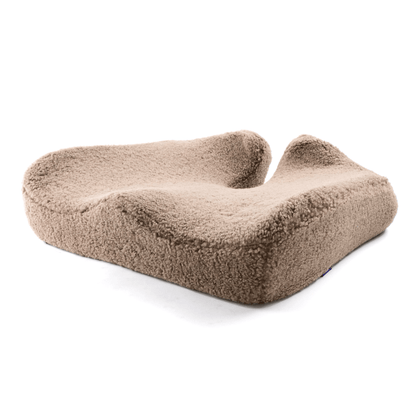Luxeraum.de Chair & Sofa Cushions Standard / Mokka Sherpa Orthopädisches Sitzkissen Cloud Cradle – Memory Foam Sitzkissen für Büro, Auto & Stuhl gegen Rückenschmerzen