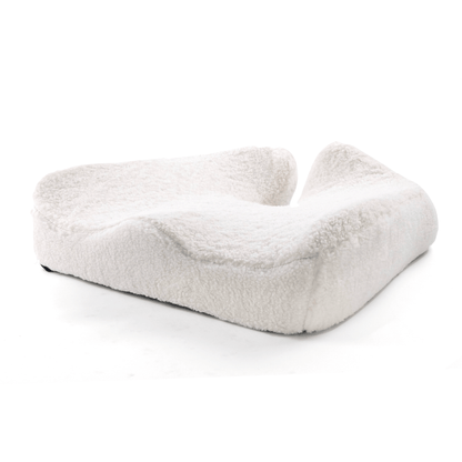Luxeraum.de Chair & Sofa Cushions Standard / Wolken Sherpa Orthopädisches Sitzkissen Cloud Cradle – Memory Foam Sitzkissen für Büro, Auto & Stuhl gegen Rückenschmerzen