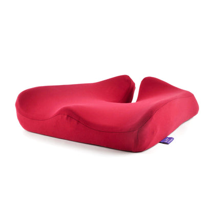 Luxeraum.de Chair & Sofa Cushions Standard / Rot Orthopädisches Sitzkissen Cloud Cradle – Memory Foam Sitzkissen für Büro, Auto & Stuhl gegen Rückenschmerzen
