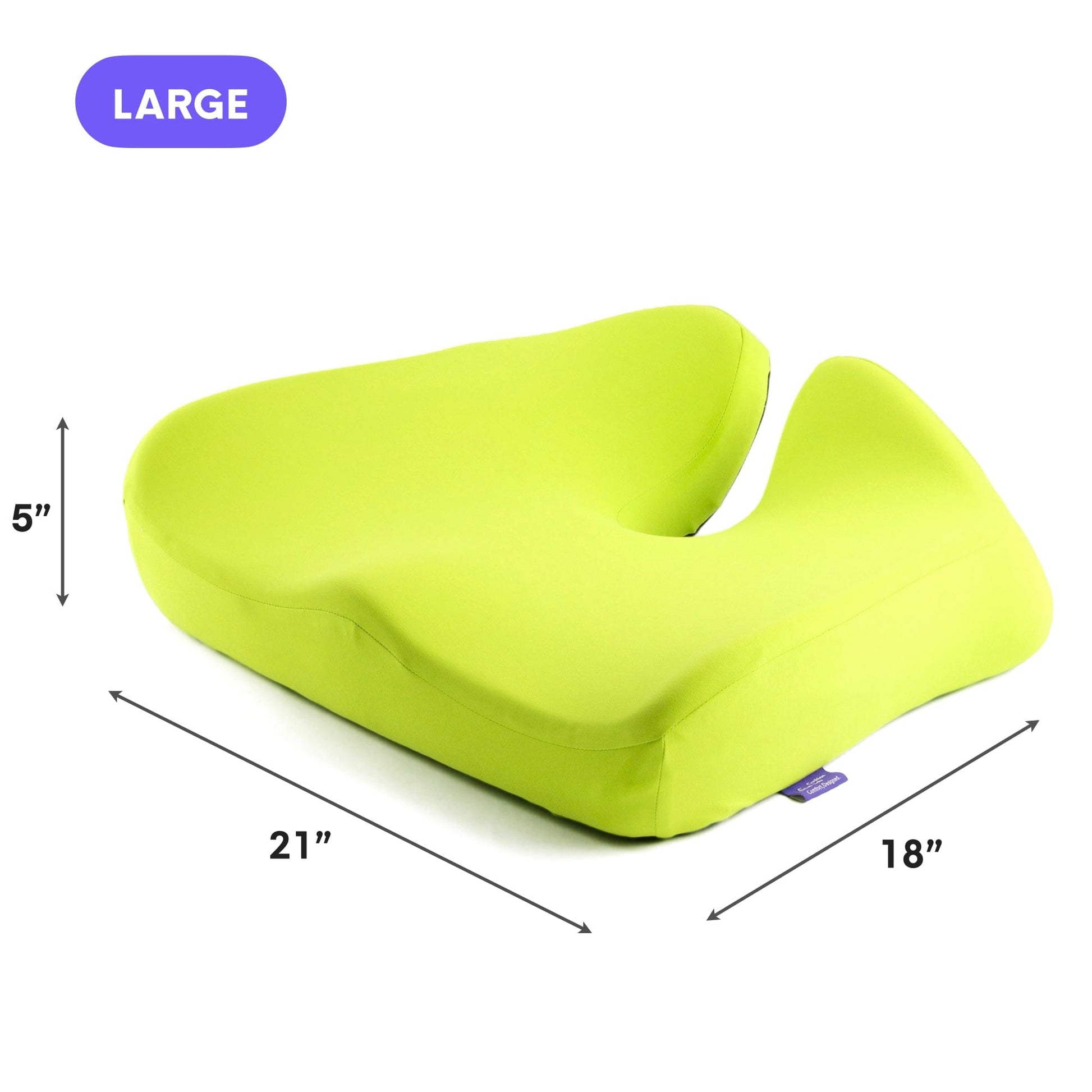 Luxeraum.de Chair & Sofa Cushions Orthopädisches Sitzkissen Cloud Cradle – Memory Foam Sitzkissen für Büro, Auto & Stuhl gegen Rückenschmerzen