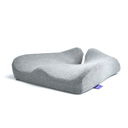 Luxeraum.de Chair & Sofa Cushions Standard / Grau Orthopädisches Sitzkissen Cloud Cradle – Memory Foam Sitzkissen für Büro, Auto & Stuhl gegen Rückenschmerzen