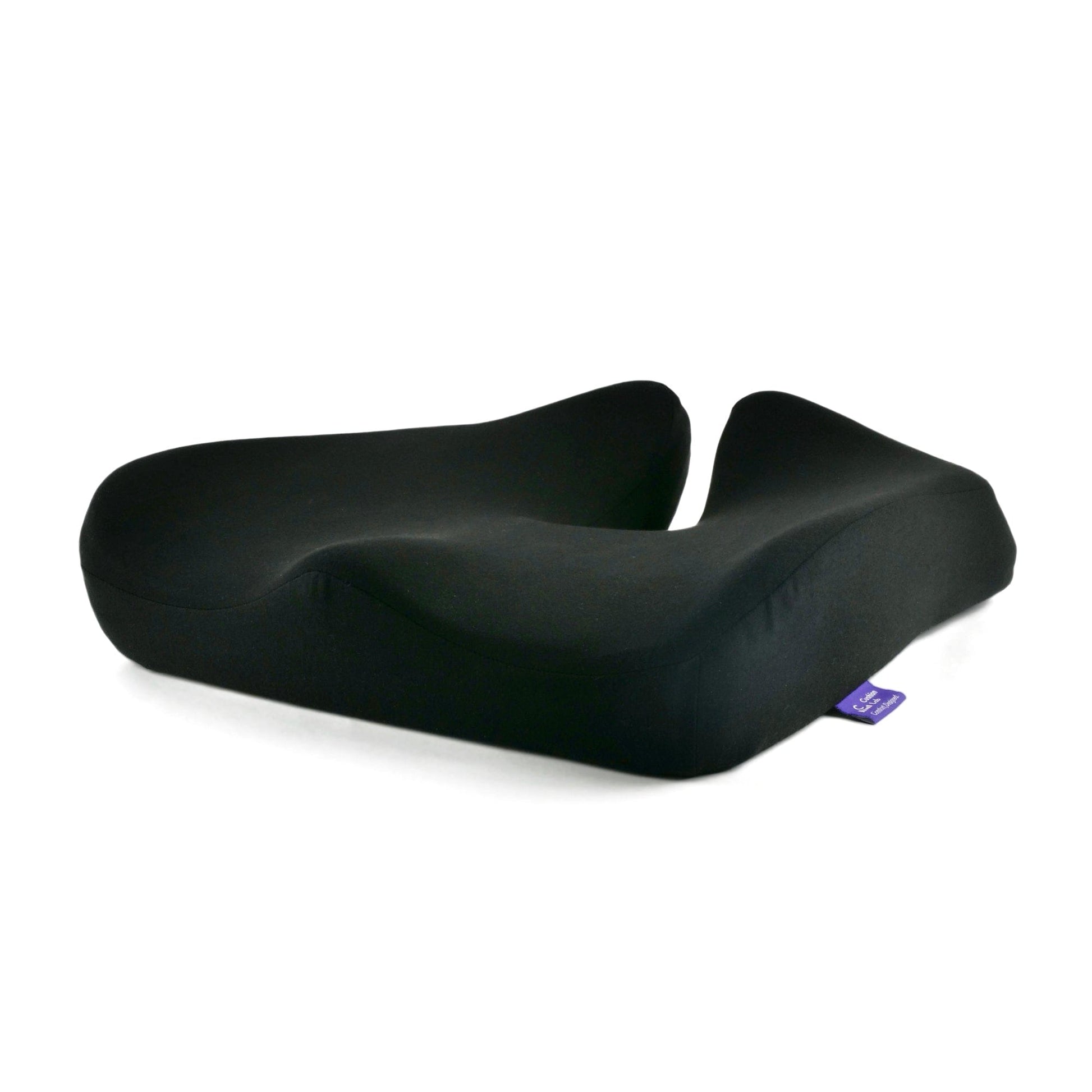 Luxeraum.de Chair & Sofa Cushions Standard / Schwarz Orthopädisches Sitzkissen Cloud Cradle – Memory Foam Sitzkissen für Büro, Auto & Stuhl gegen Rückenschmerzen
