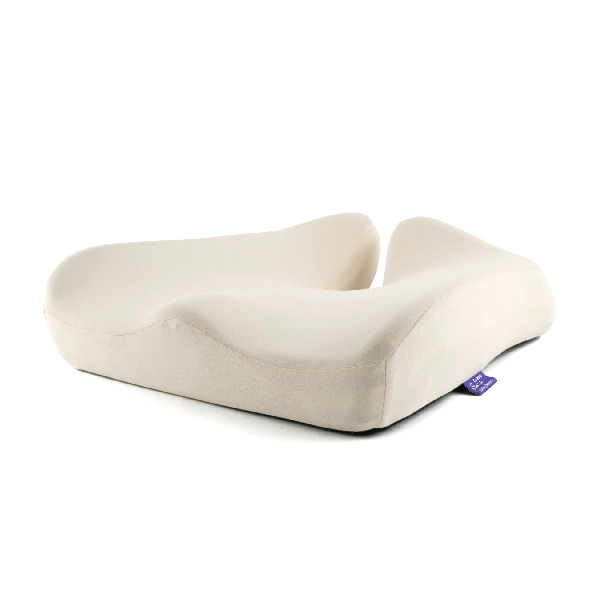 Luxeraum.de Chair & Sofa Cushions Standard / Beige Orthopädisches Sitzkissen Cloud Cradle – Memory Foam Sitzkissen für Büro, Auto & Stuhl gegen Rückenschmerzen