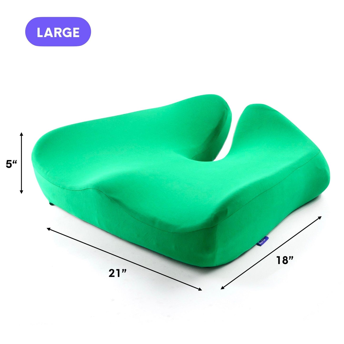 Luxeraum.de Chair & Sofa Cushions Orthopädisches Sitzkissen Cloud Cradle – Memory Foam Sitzkissen für Büro, Auto & Stuhl gegen Rückenschmerzen