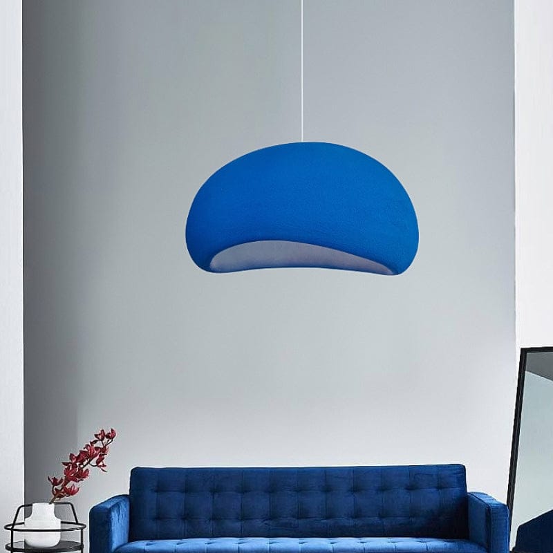 Luxeraum.de Ceiling Light Fixtures Blau / Durchmesser 30cm Cloud Pendelleuchte – Wabi-Sabi Stil – Modernes Design