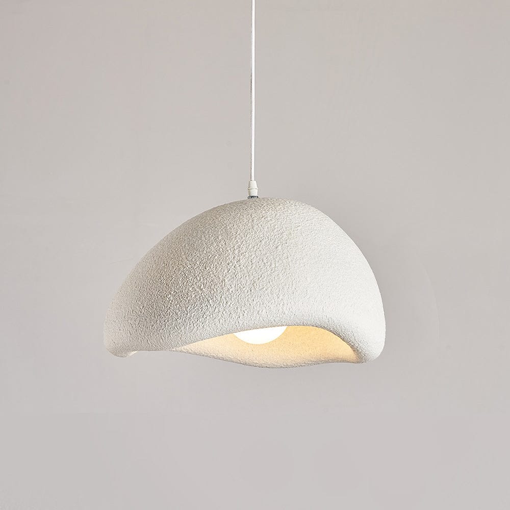Luxeraum.de Ceiling Light Fixtures Weiß / Durchmesser 30cm Cloud Pendelleuchte – Wabi-Sabi Stil – Modernes Design