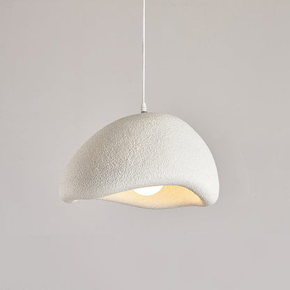 Luxeraum.de Ceiling Light Fixtures Weiß / Durchmesser 30cm Cloud Pendelleuchte – Wabi-Sabi Stil – Modernes Design