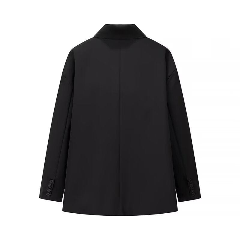 Luxeraum.de Damen Blazer Oversized, modern und elegant mit Seitenschlitz
