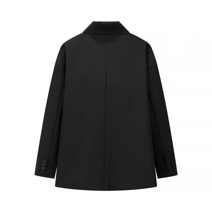 Luxeraum.de Damen Blazer Oversized, modern und elegant mit Seitenschlitz