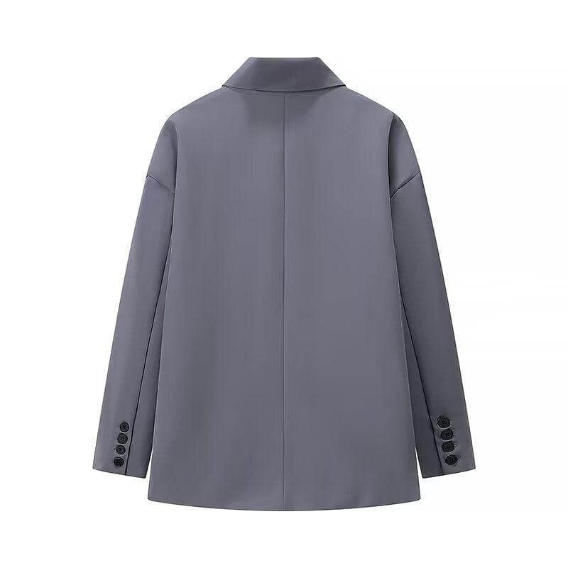 Luxeraum.de Damen Blazer Oversized, modern und elegant mit Seitenschlitz