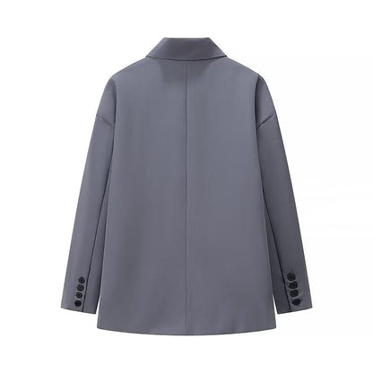 Luxeraum.de Damen Blazer Oversized, modern und elegant mit Seitenschlitz