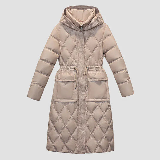 Luxeraum.de AW - Womens - Jackets & Coats Damen Daunen Winterjacke lang – warm & hochwertig