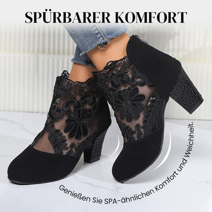 Luxeraum.de Kleidung & Accessoires Damen High Heels mit eleganter Spitze für den Sommer