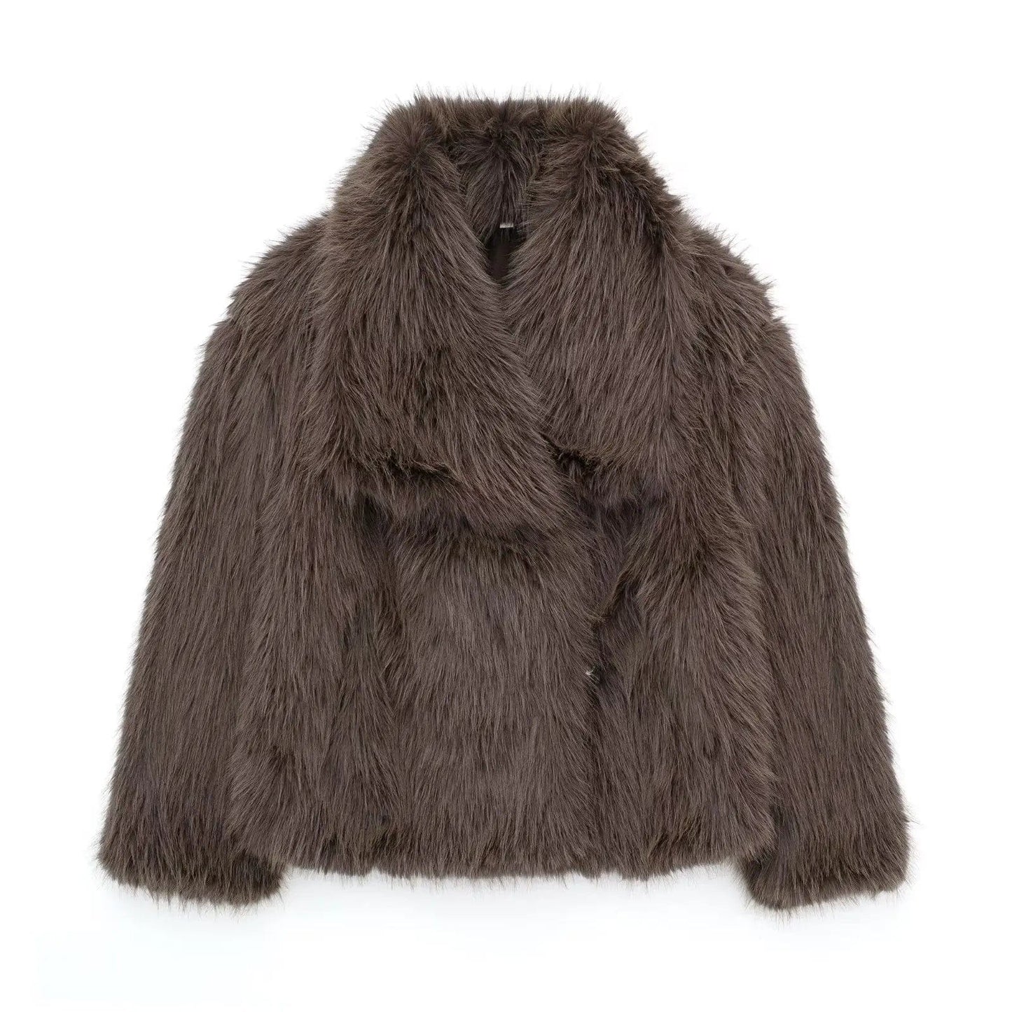 Luxeraum.de Kunstpelzjacke Brownie / XS Damen Kunstfelljacke – Luxuriös, warm und zeitlos elegant