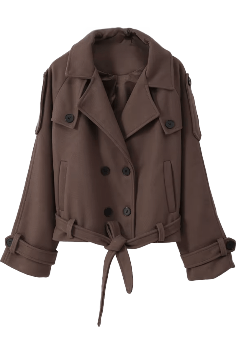 Luxeraum.de Damen Kurzjacke Vintage Look – leicht & modern