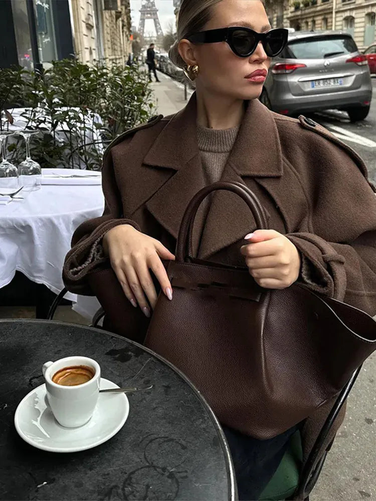 Luxeraum.de Damen Kurzjacke Vintage Look – leicht & modern
